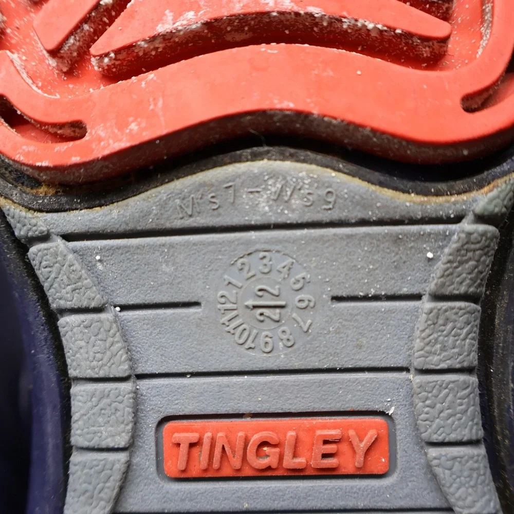 Tingley Flite Unisex M7 W9 Rain Boots Blue Waterproof Utility Slip Resistant